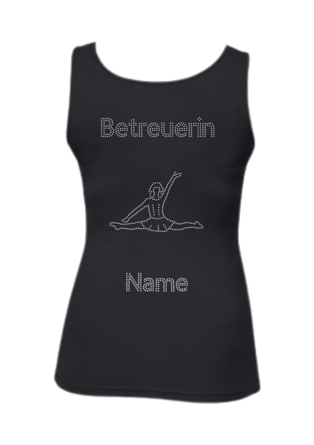 Damen Tank Top Strass "Betreuerin"