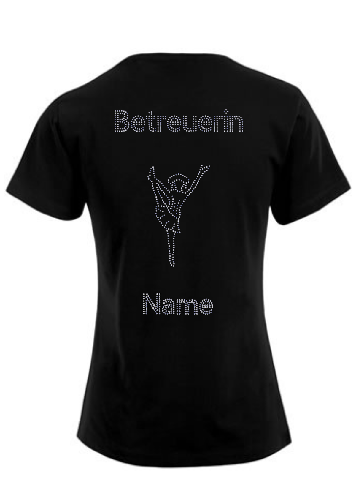Damen T-Shirt Strass „Betreuerin“
