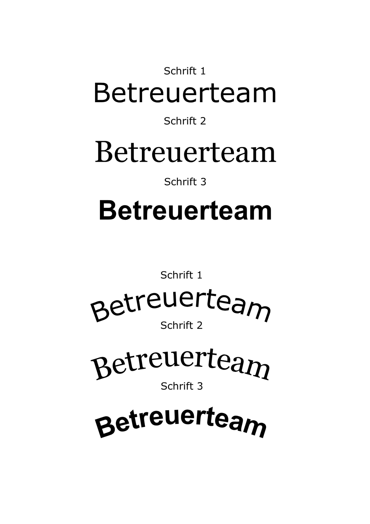 Damen T-Shirt / Funktionshirt / Top Druck "Betreuerin / Betreuerteam"