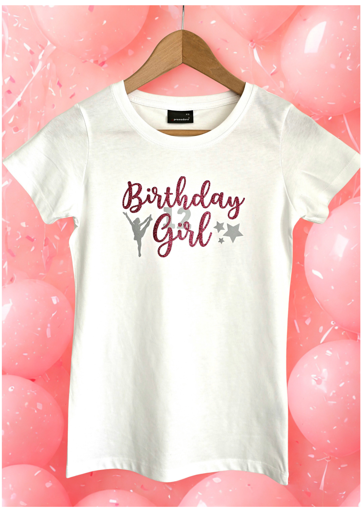 Damen / Girls T- Shirt "Birthday Girl" Geburtstagsshirt
