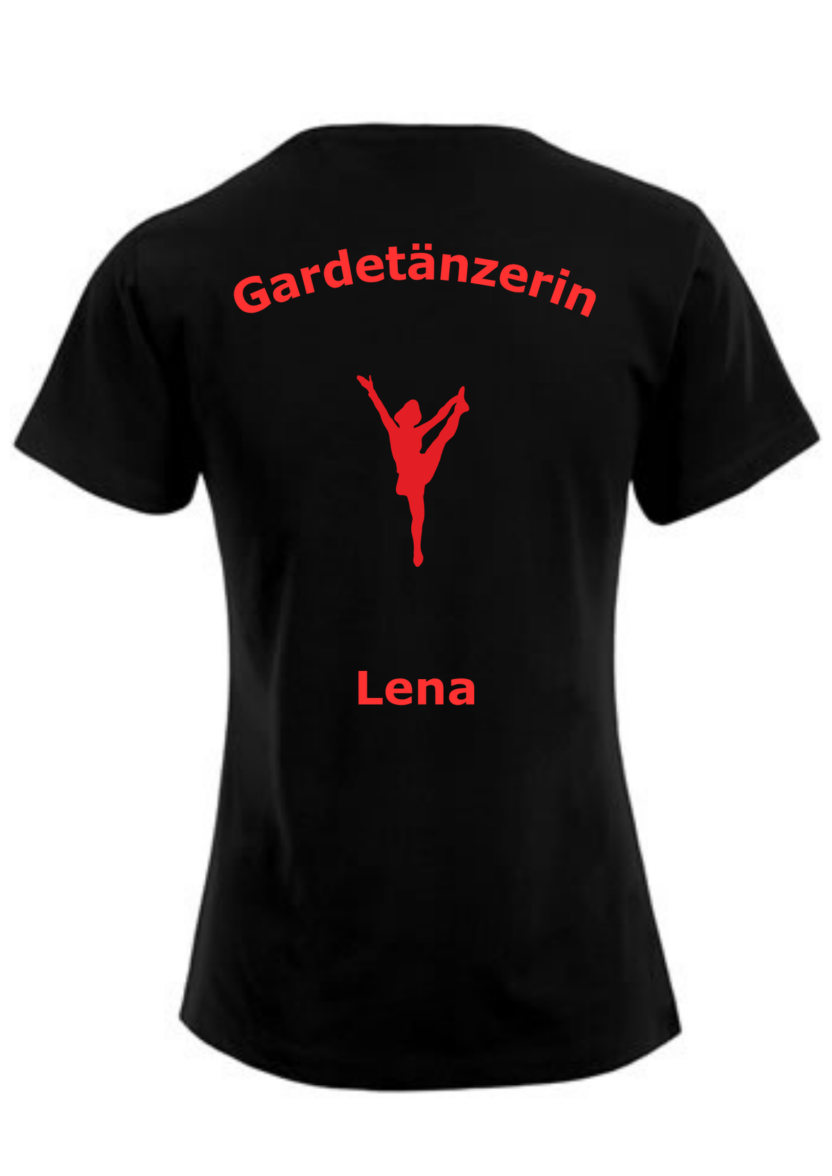 Damen T-Shirt / Funktionshirt / Top Druck "Gardetänzerin"