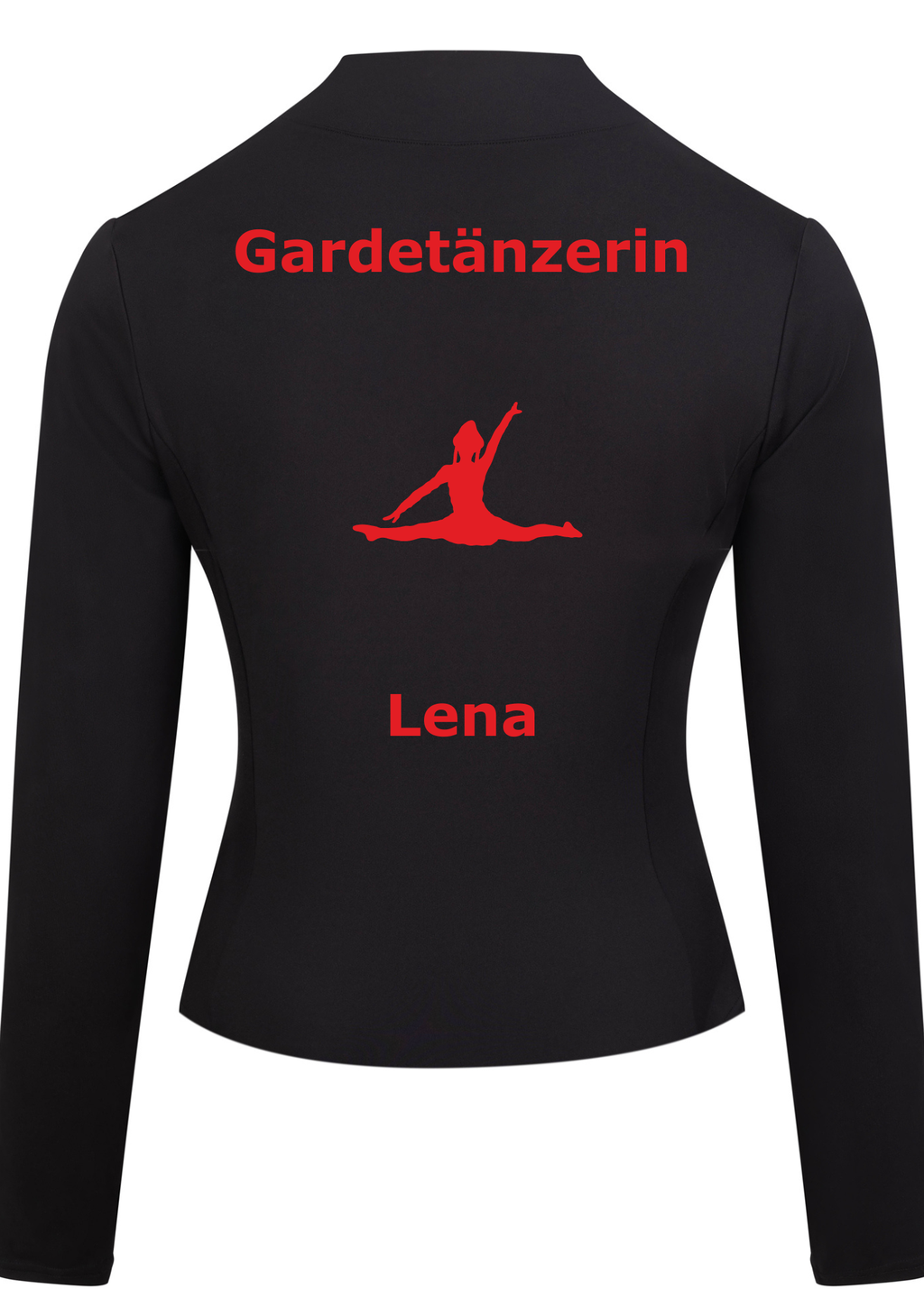 Sportjacke Damen Druck "Gardetänzerin"