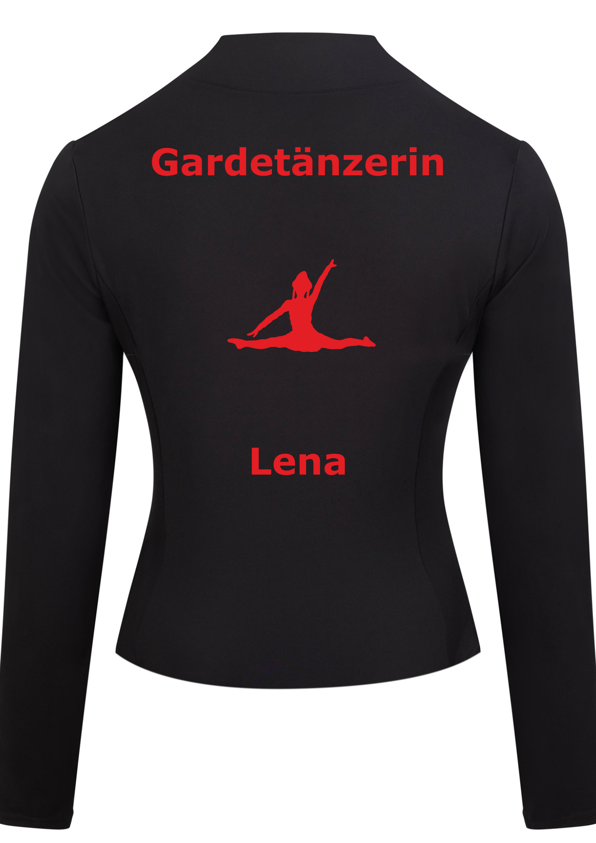 Sportjacke Damen Druck "Gardetänzerin"