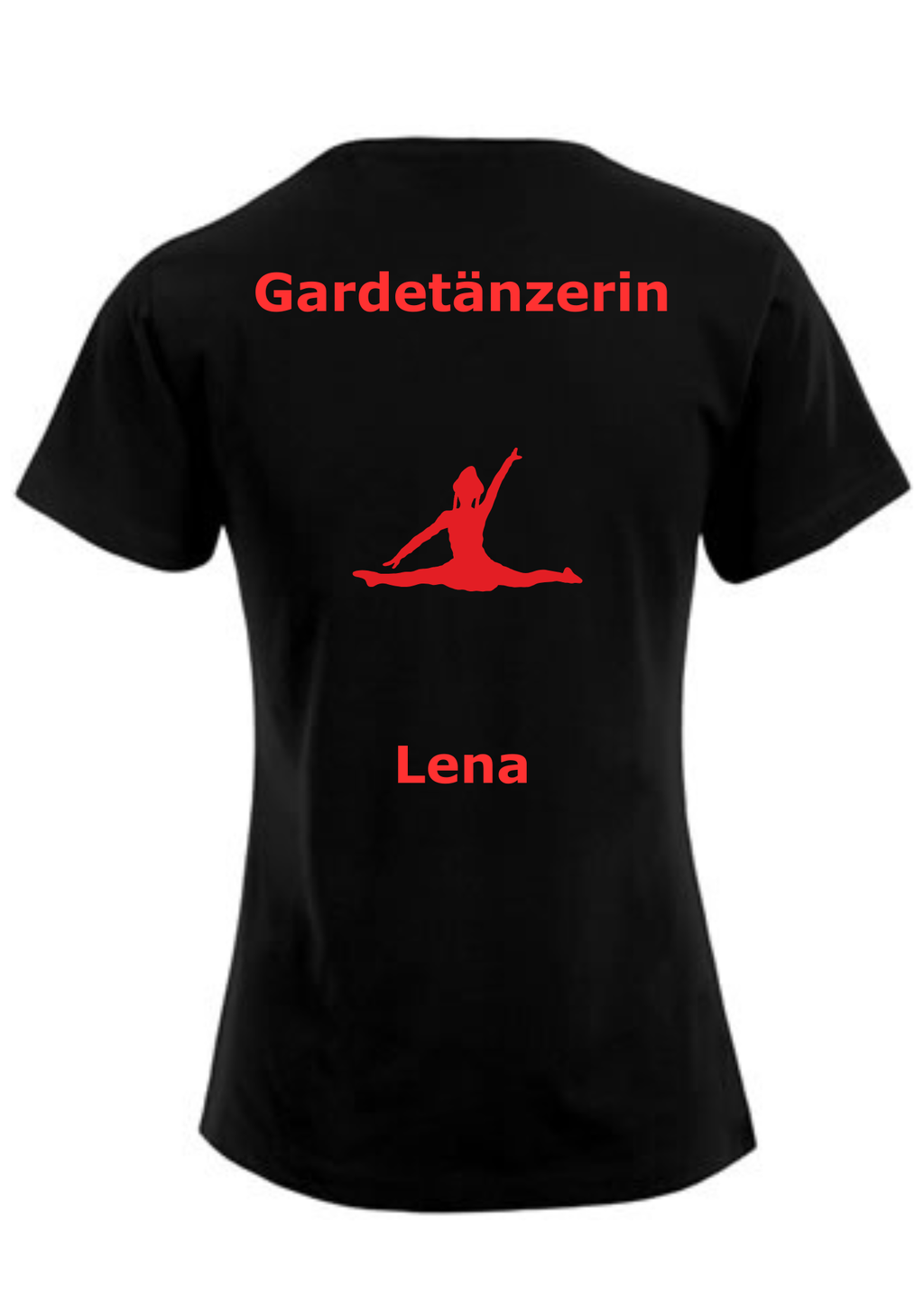 Damen T-Shirt / Funktionshirt / Top Druck "Gardetänzerin"