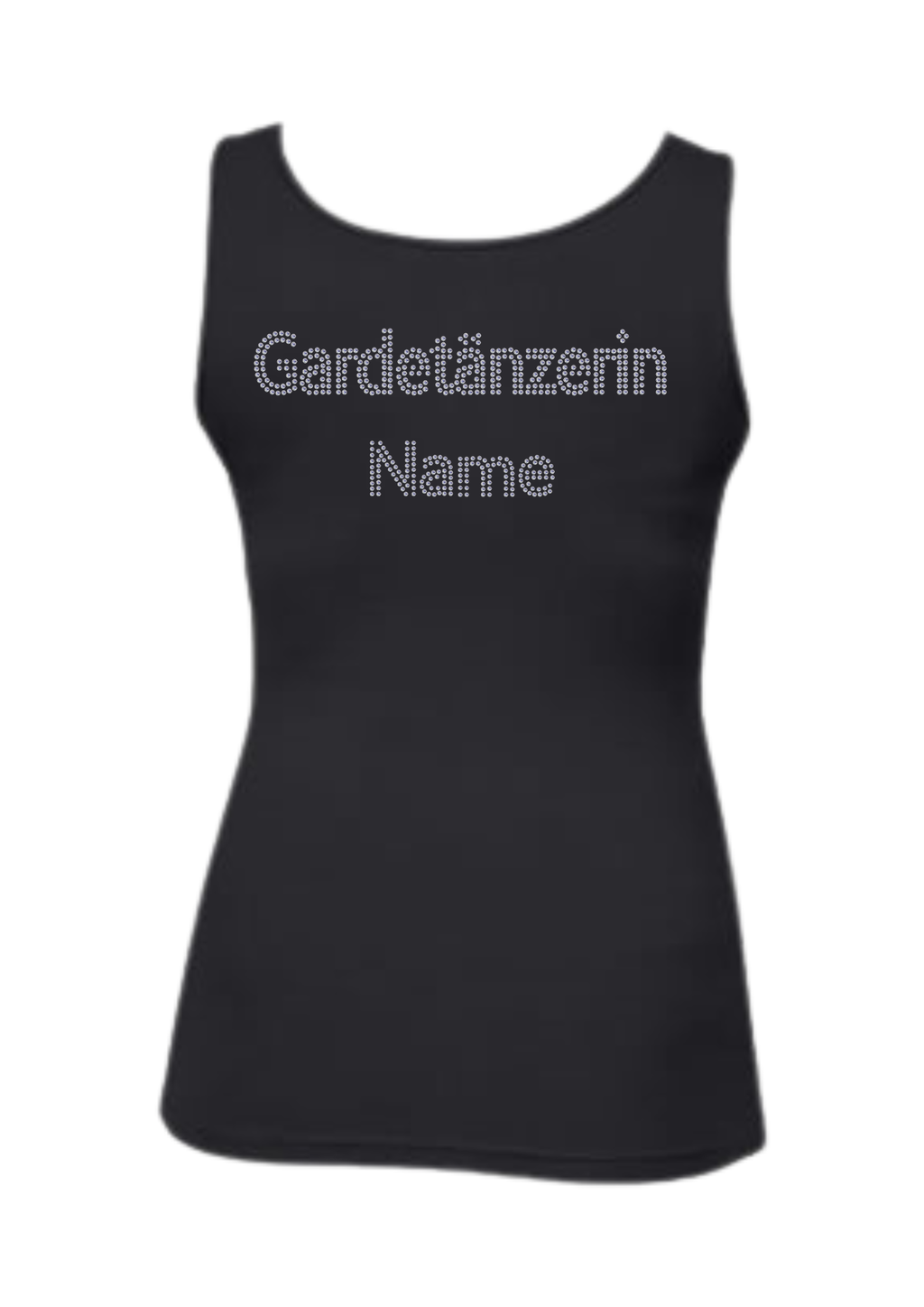 Damen Tank Top Strass "Gardetänzerin"