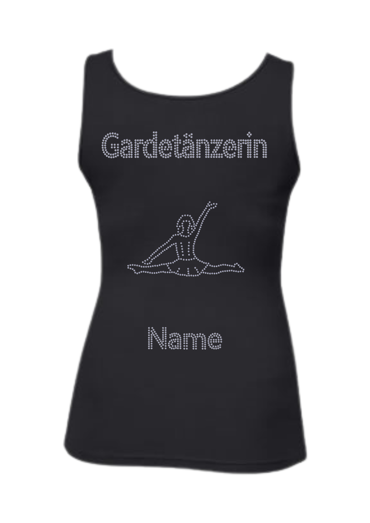 Damen Tank Top Strass "Gardetänzerin"