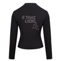 Sportjacke Damen Strass "#TANZLIEBE"
