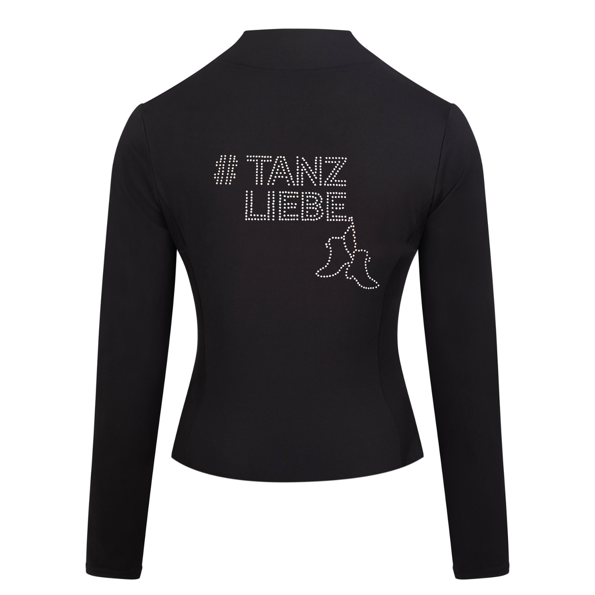Sportjacke Damen Strass "#TANZLIEBE"