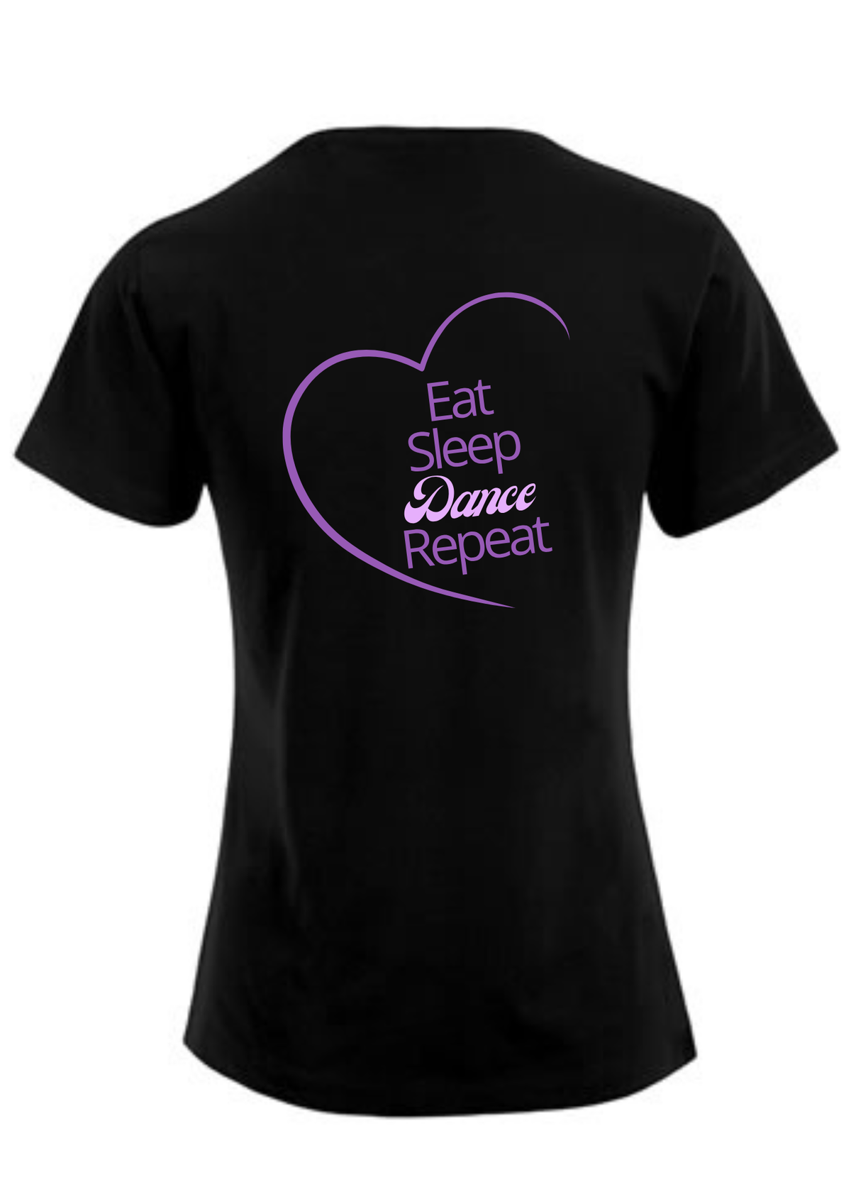 Girls T-Shirt / Funktionshirt  Druck "Eat Sleep Dance Repeat"