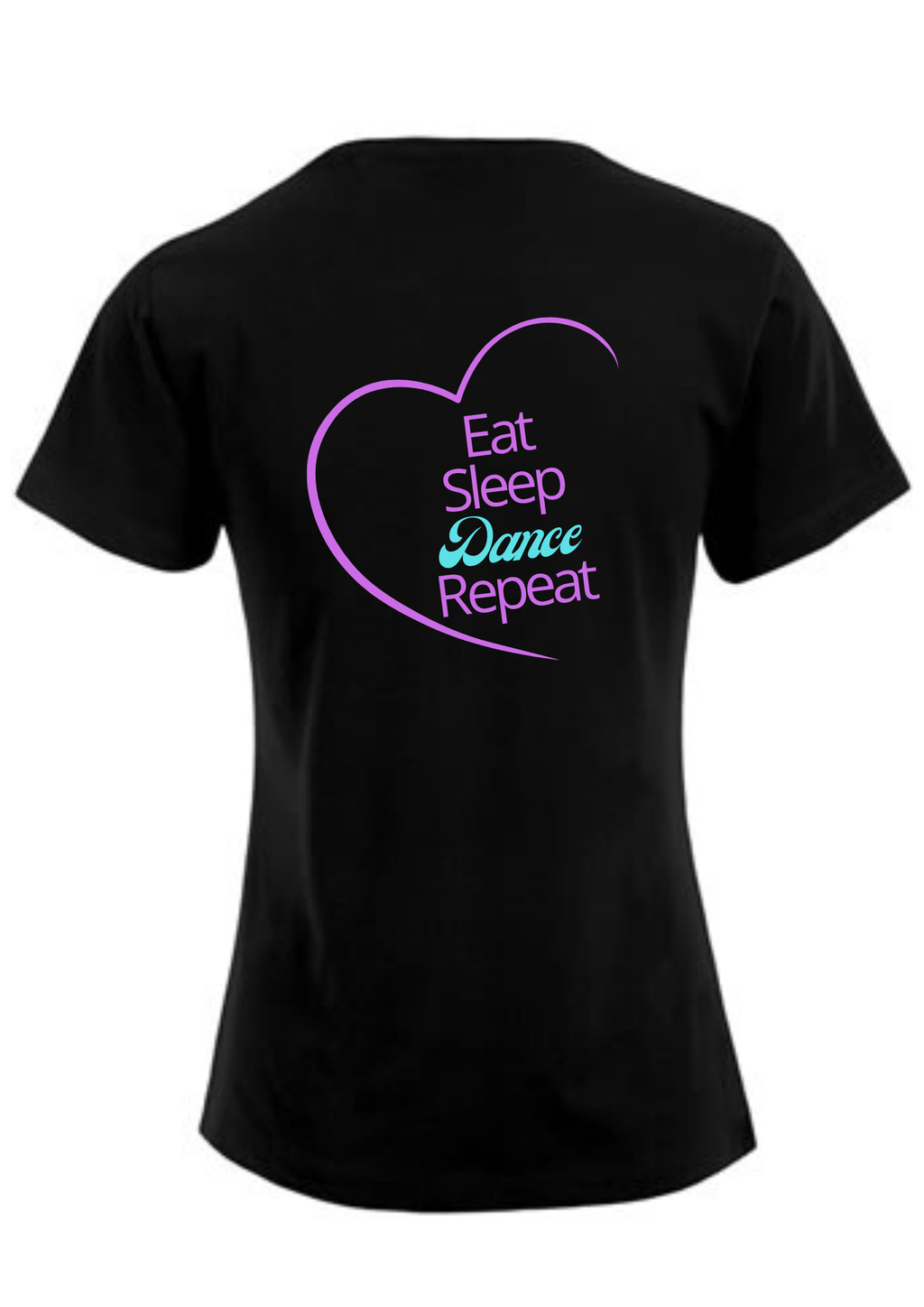 Girls T-Shirt / Funktionshirt  Druck "Eat Sleep Dance Repeat"