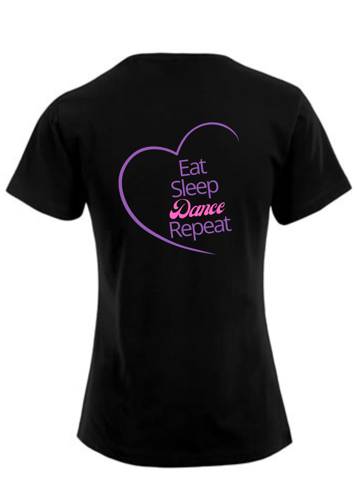 Girls T-Shirt / Funktionshirt  Druck "Eat Sleep Dance Repeat"