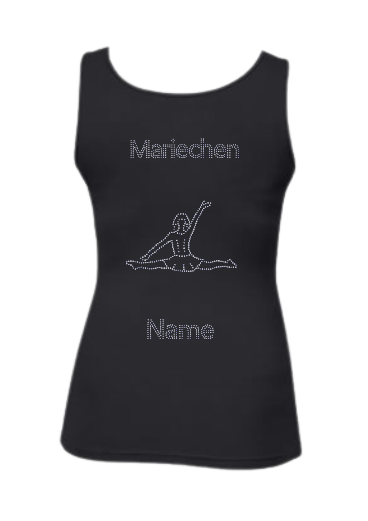 Damen Tank Top Strass "Mariechen"