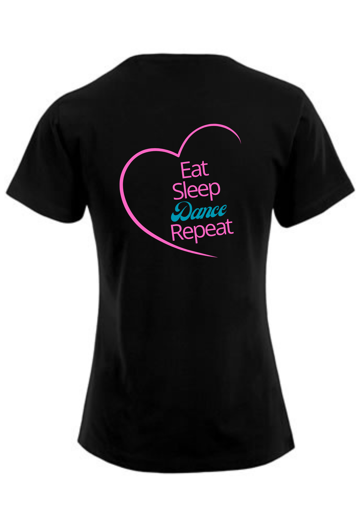Girls T-Shirt / Funktionshirt  Druck "Eat Sleep Dance Repeat"