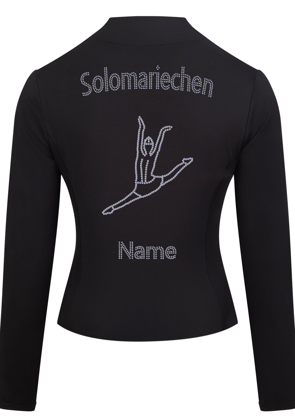 Sportjacke Damen Strass "Solomariechen"