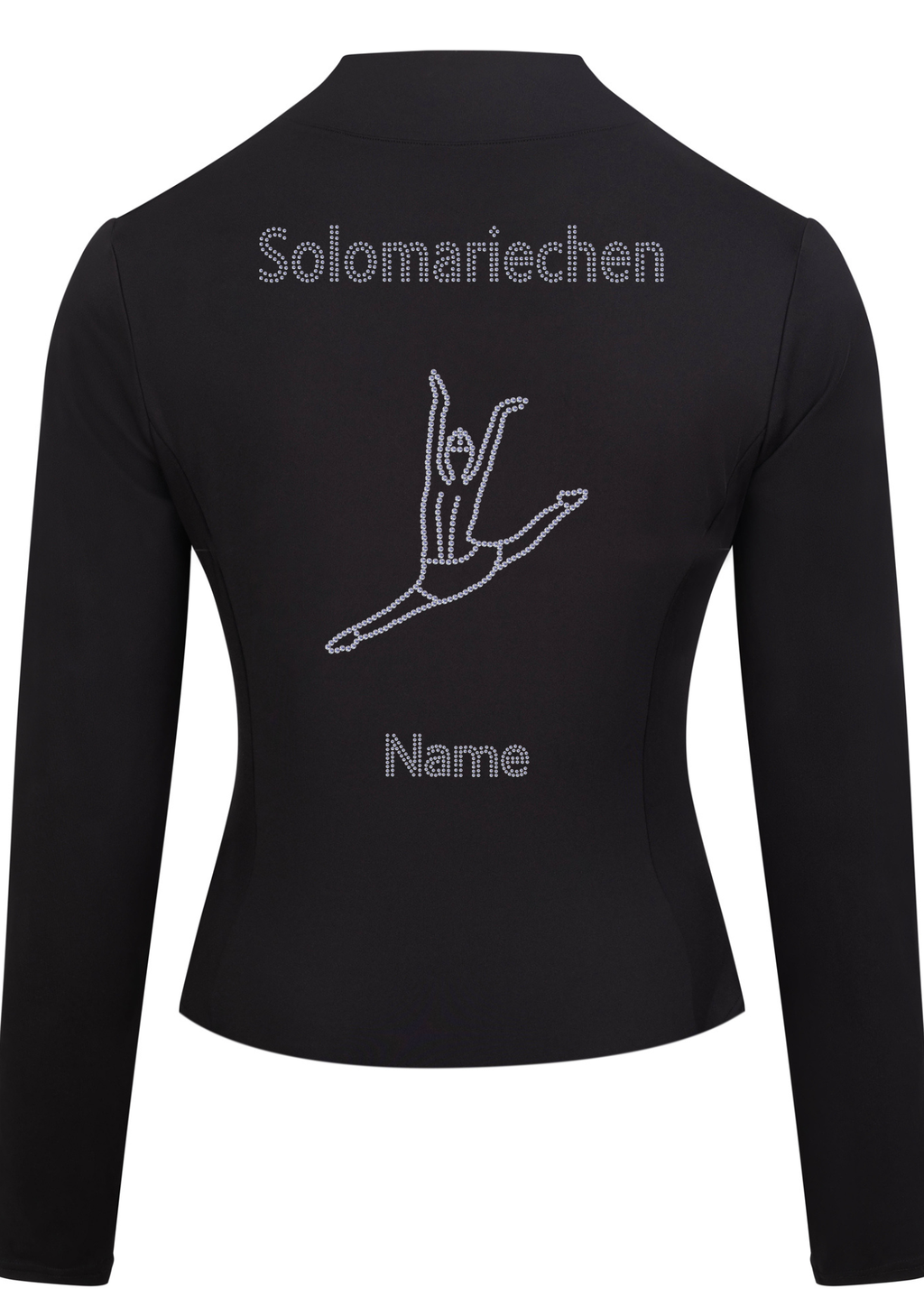 Sportjacke Damen Strass "Solomariechen"