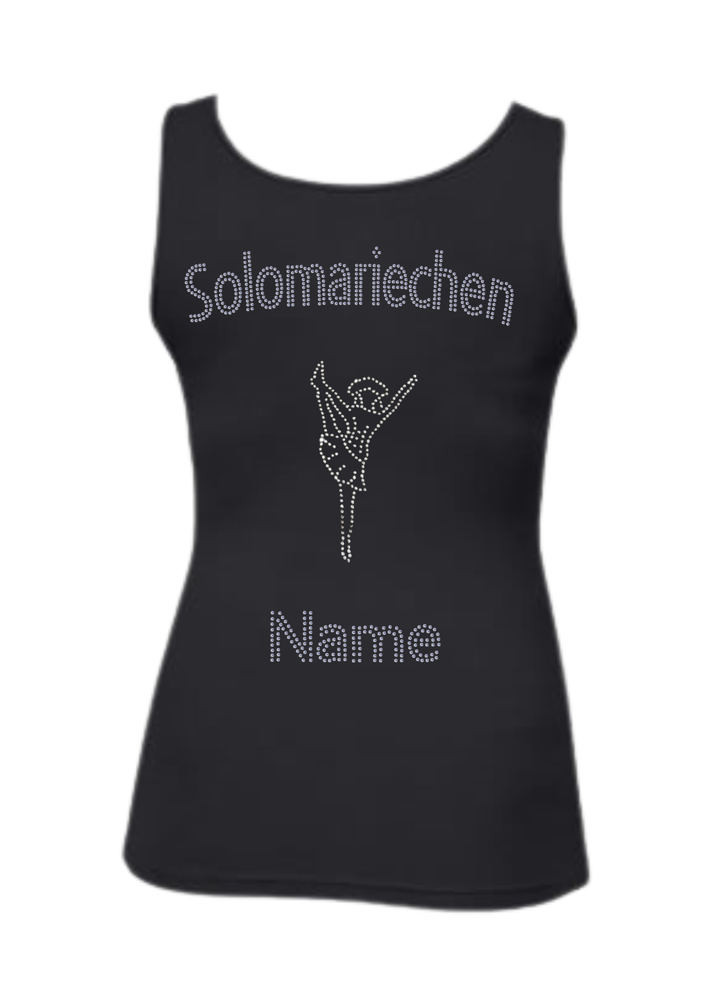 Damen Tank Top Strass "Solomariechen"