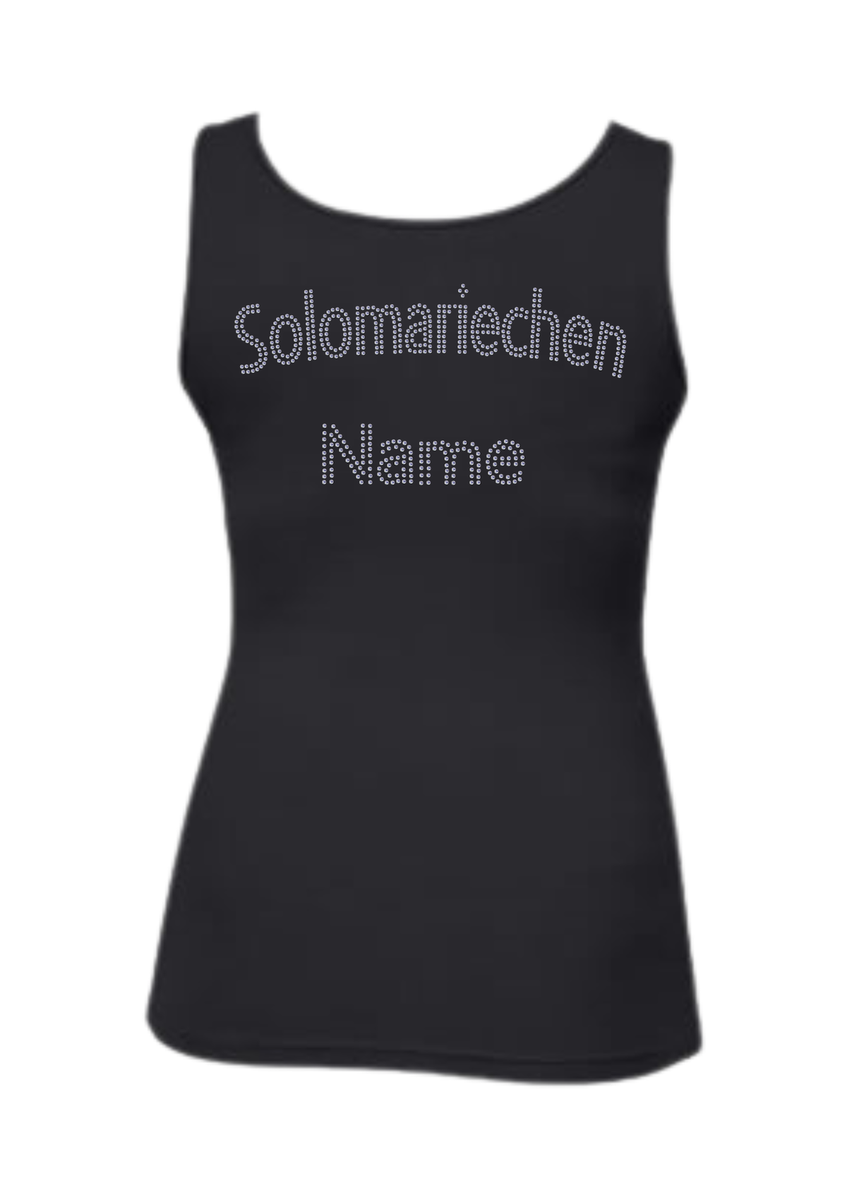 Damen Tank Top Strass "Solomariechen"
