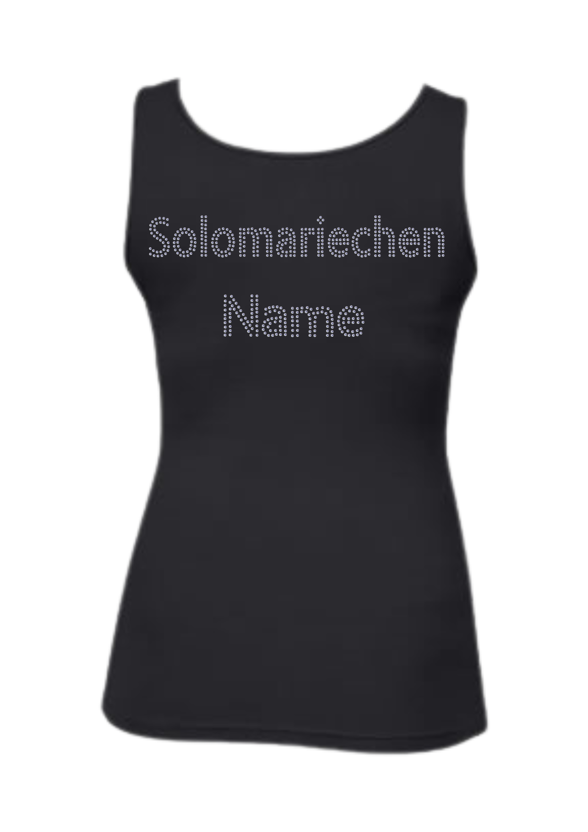 Damen Tank Top Strass "Solomariechen"