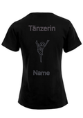 Damen T-Shirt Strass „Tänzerin“