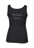 Damen Tank Top Strass "Tänzerin"