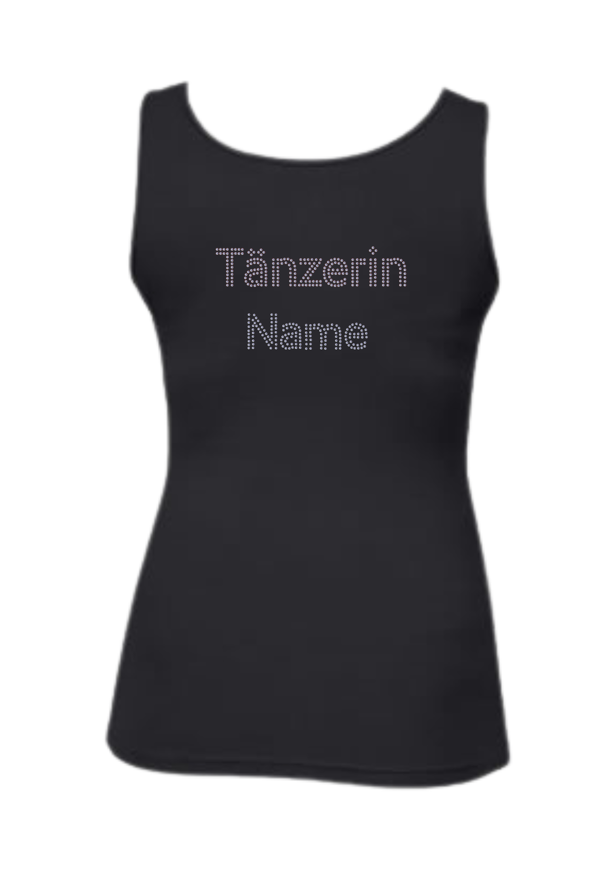 Damen Tank Top Strass "Tänzerin"