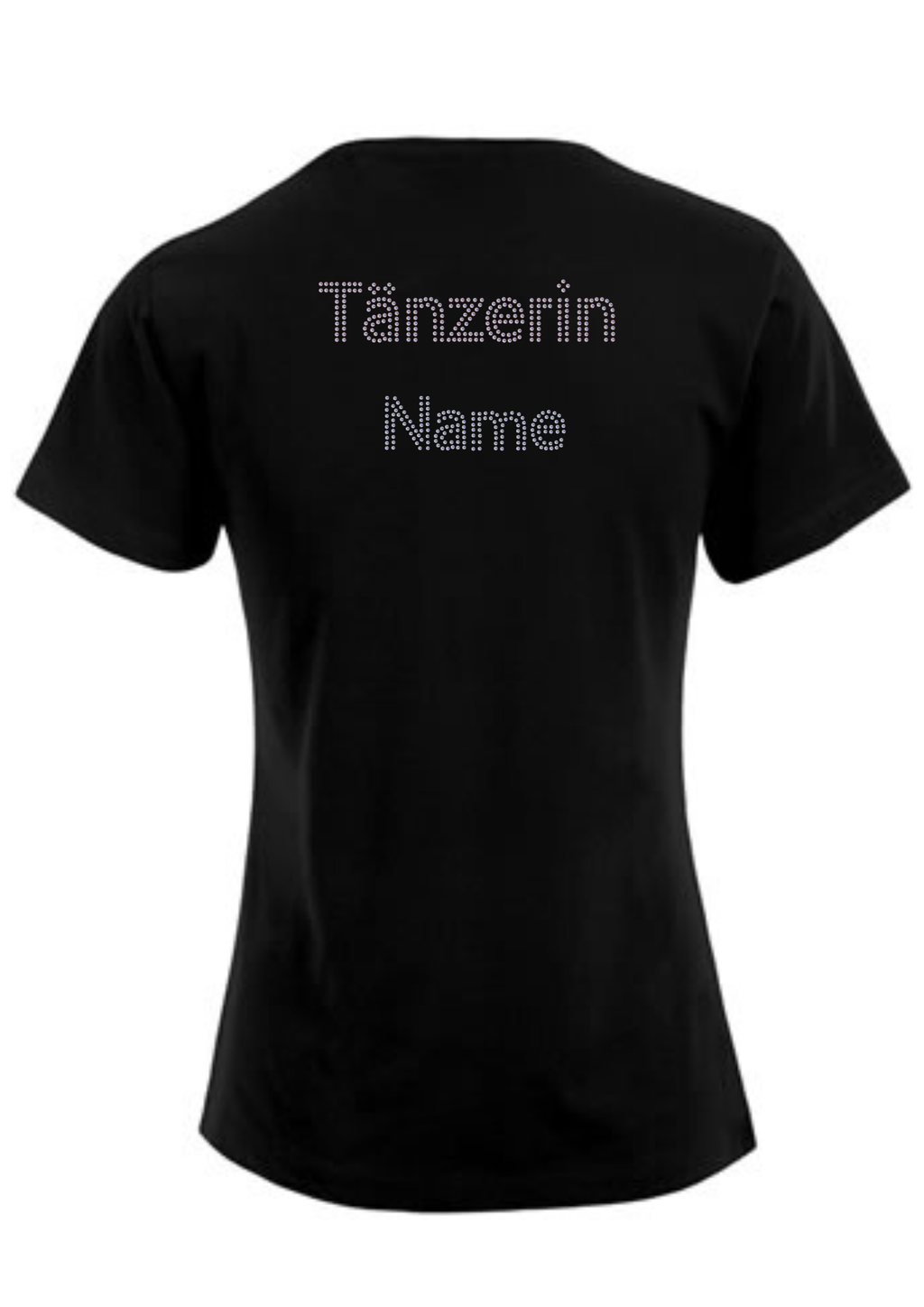 Damen T-Shirt Strass „Tänzerin“
