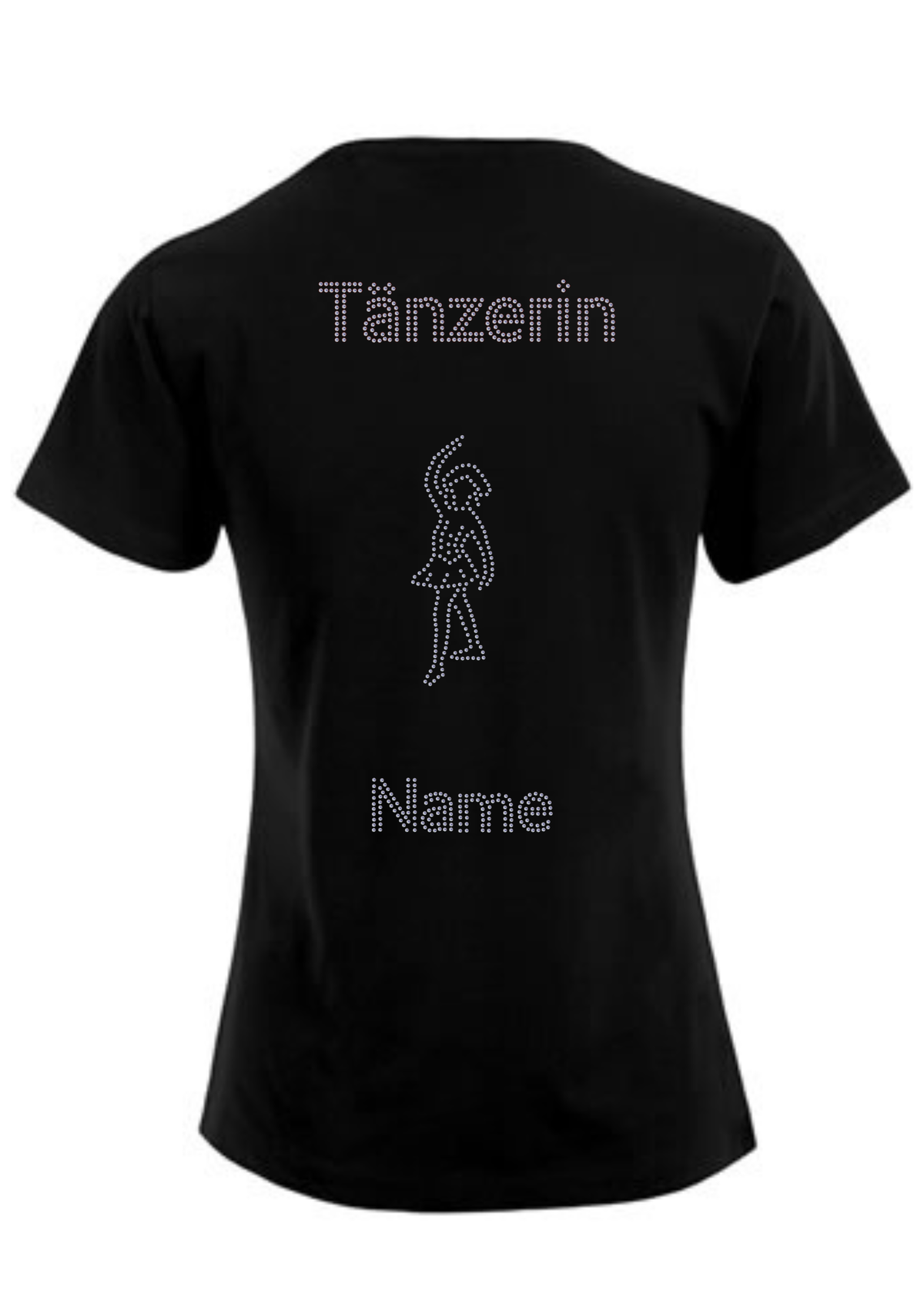 Damen T-Shirt Strass „Tänzerin“