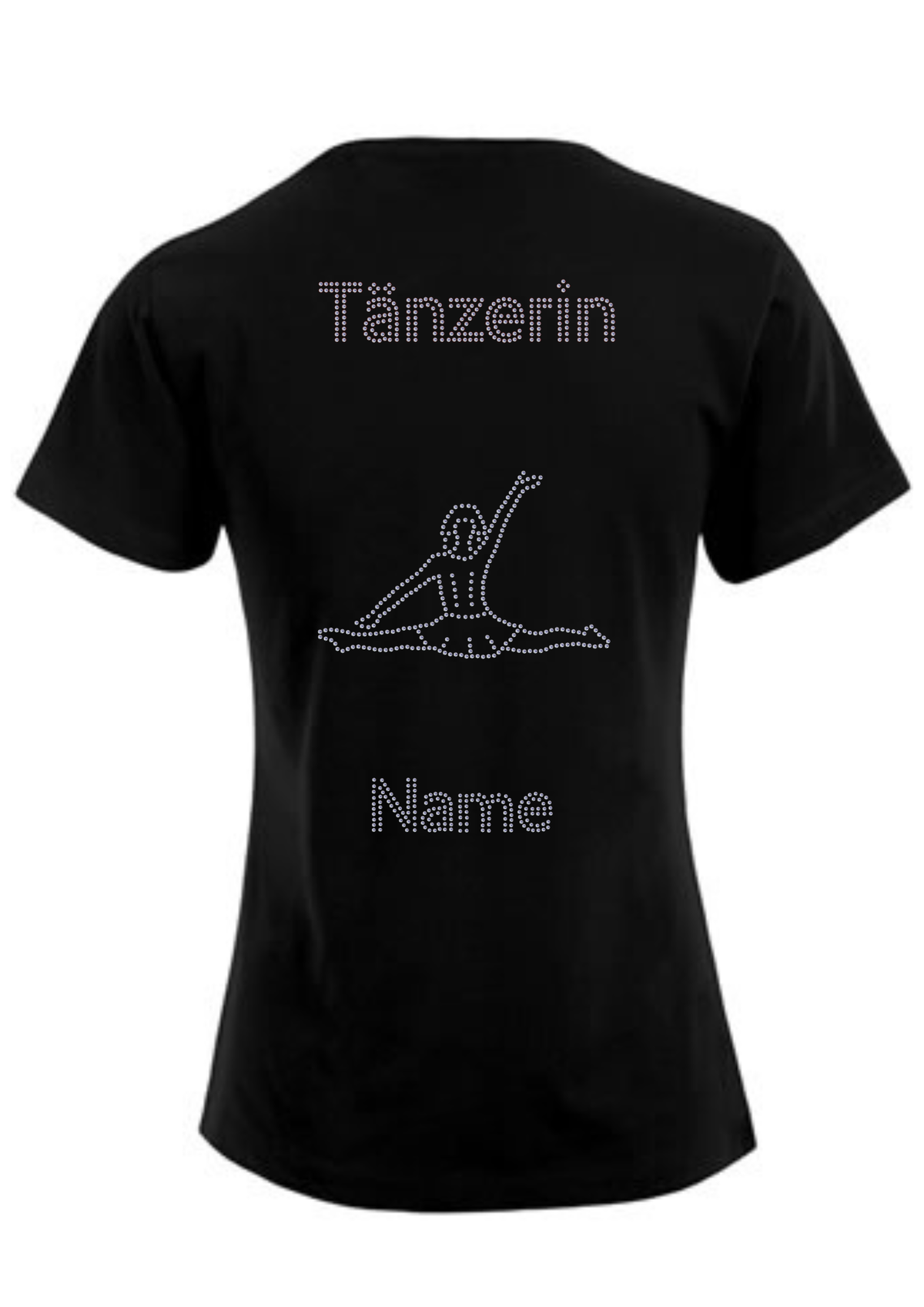 Damen T-Shirt Strass „Tänzerin“