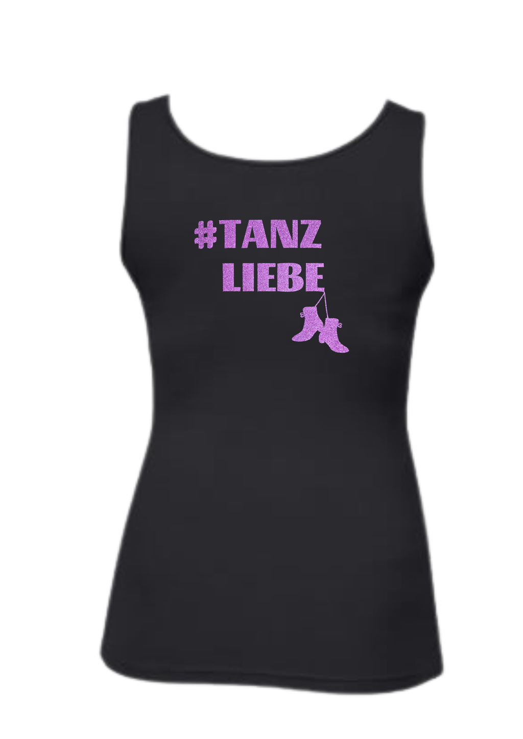 Damen T-Shirt / Funktionshirt  Druck "#Tanzliebe"