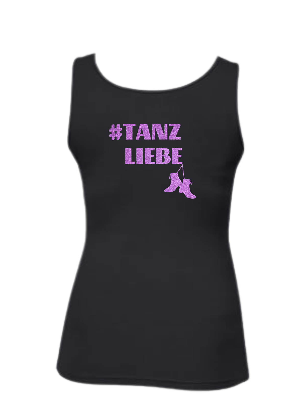 Damen T-Shirt / Funktionshirt  Druck "#Tanzliebe"