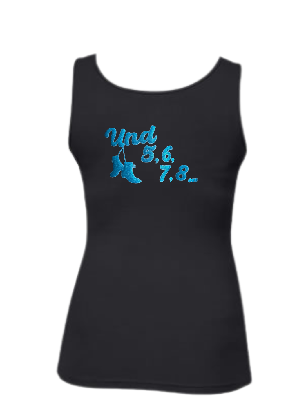 Damen T-Shirt / Funktionshirt  Druck "Und 5, 6, 7, 8..."