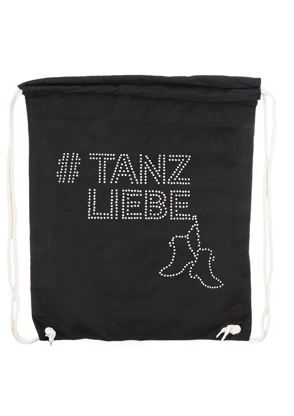 Turnbeutel Strass "#Tanzliebe"