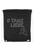 Turnbeutel Strass "#Tanzliebe"