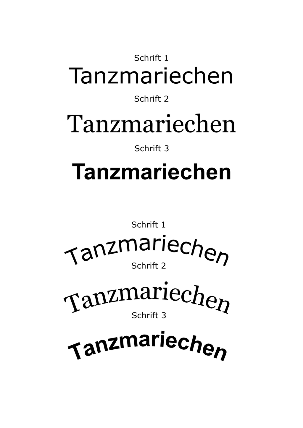 Damen T-Shirt / Funktionshirt / Top Druck "Tanzmariechen"