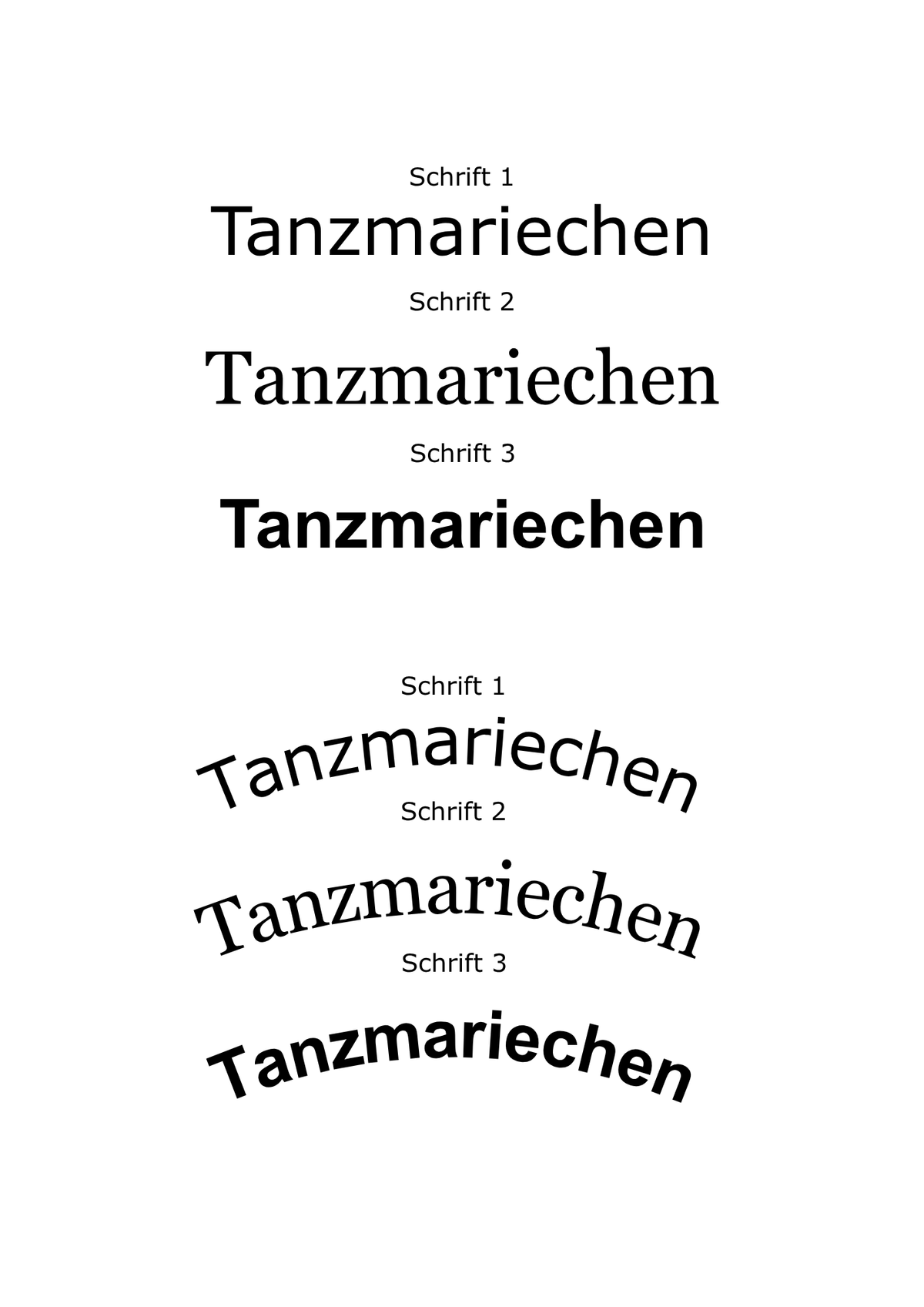 Damen T-Shirt / Funktionshirt / Top Druck "Tanzmariechen"