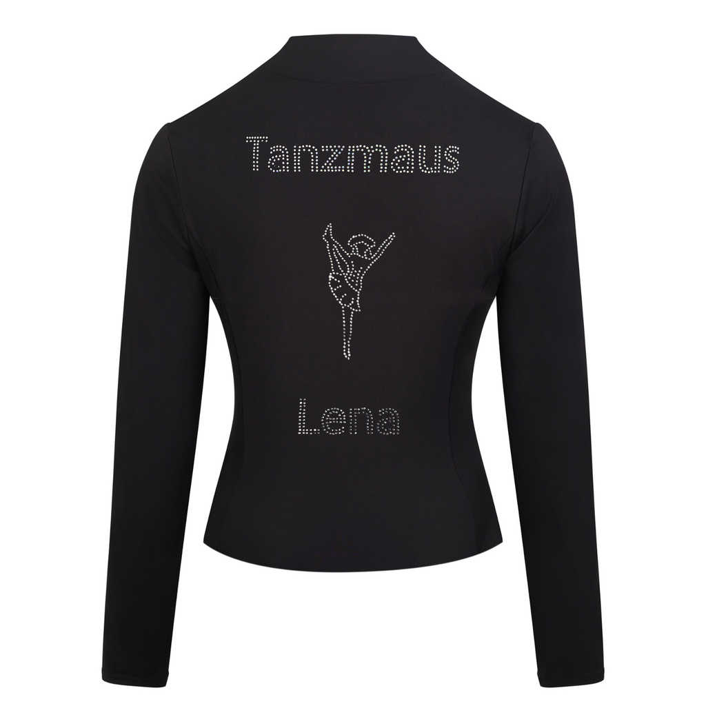 Sportjacke Damen Strass "Tanzmaus"