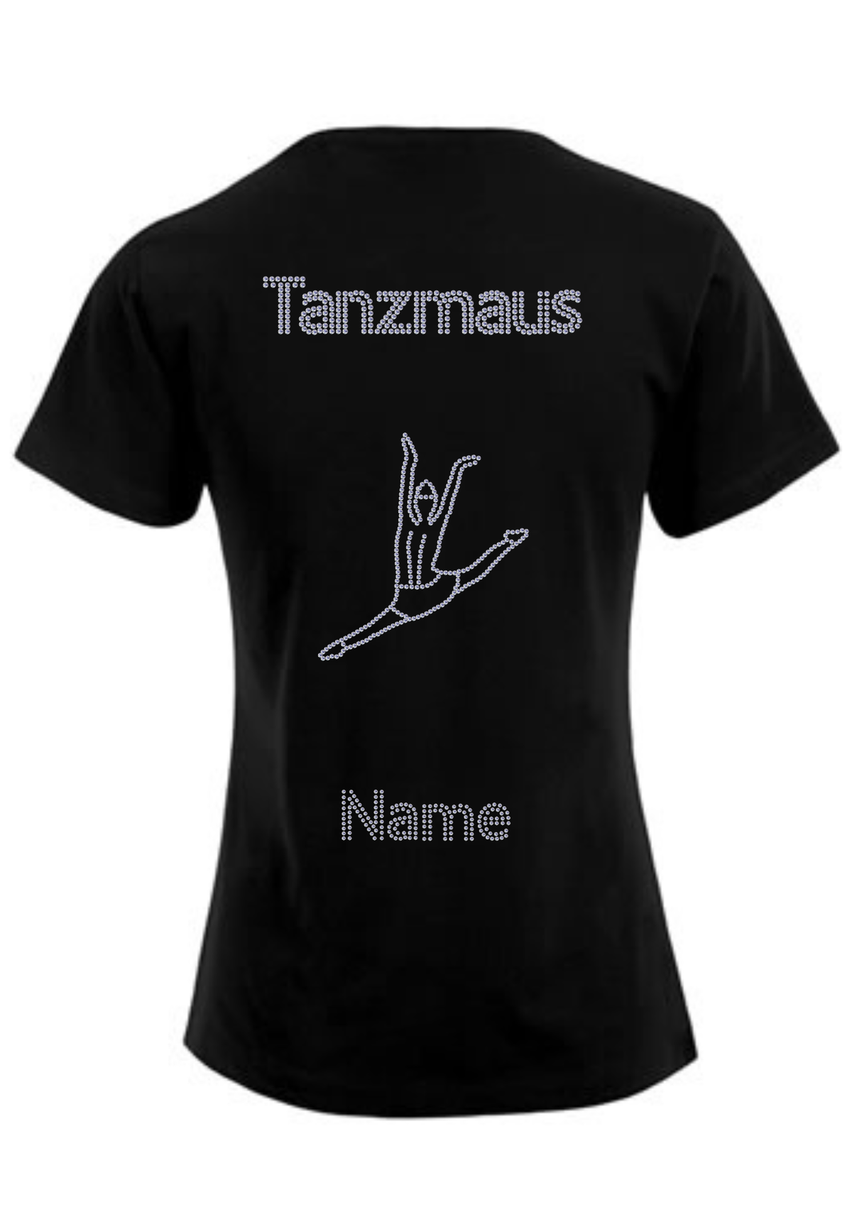 Girls Funktionsshirt Strass „Tanzmaus"