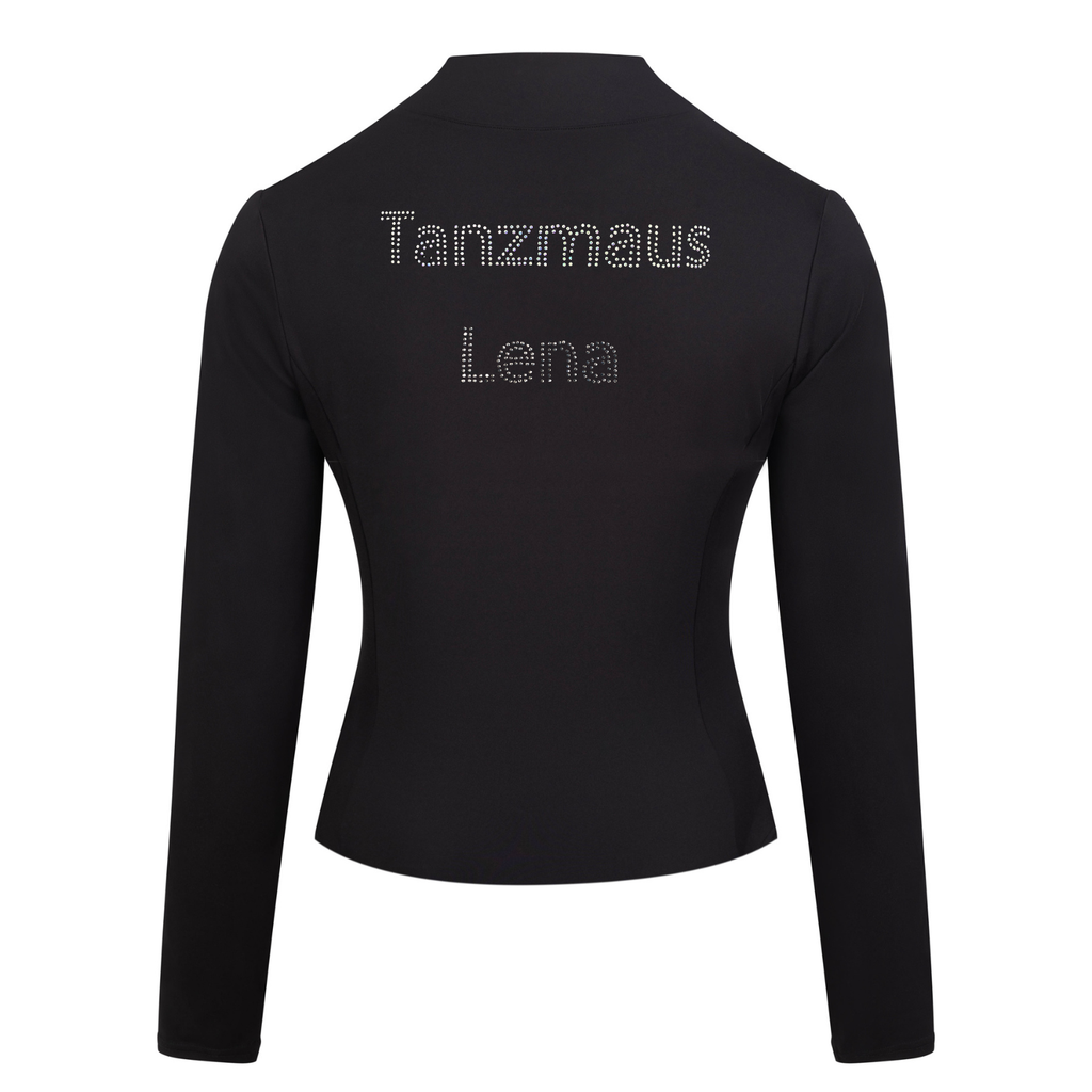 Sportjacke Damen Strass "Tanzmaus"
