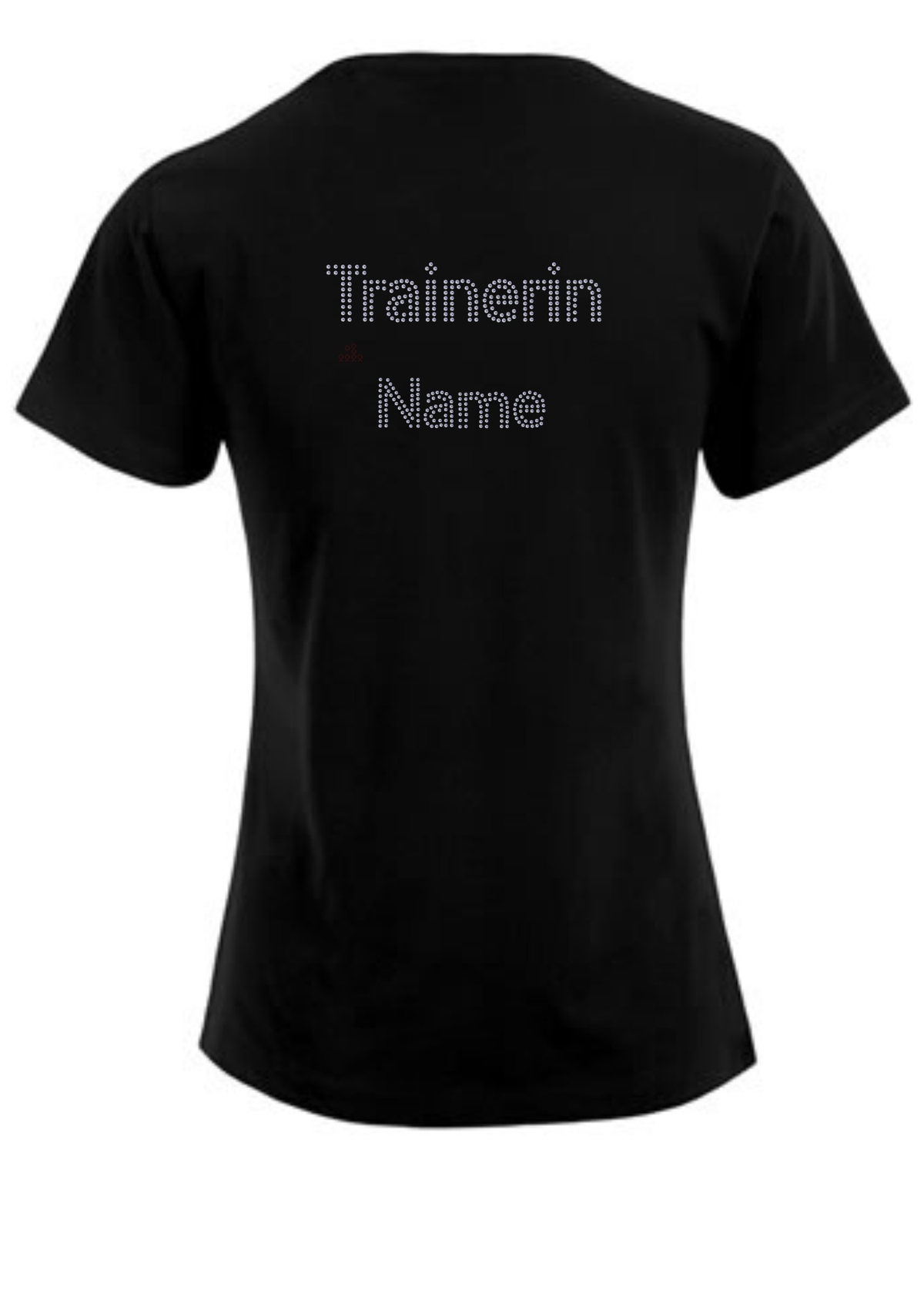 Damen T-Shirt Strass „Trainerin“