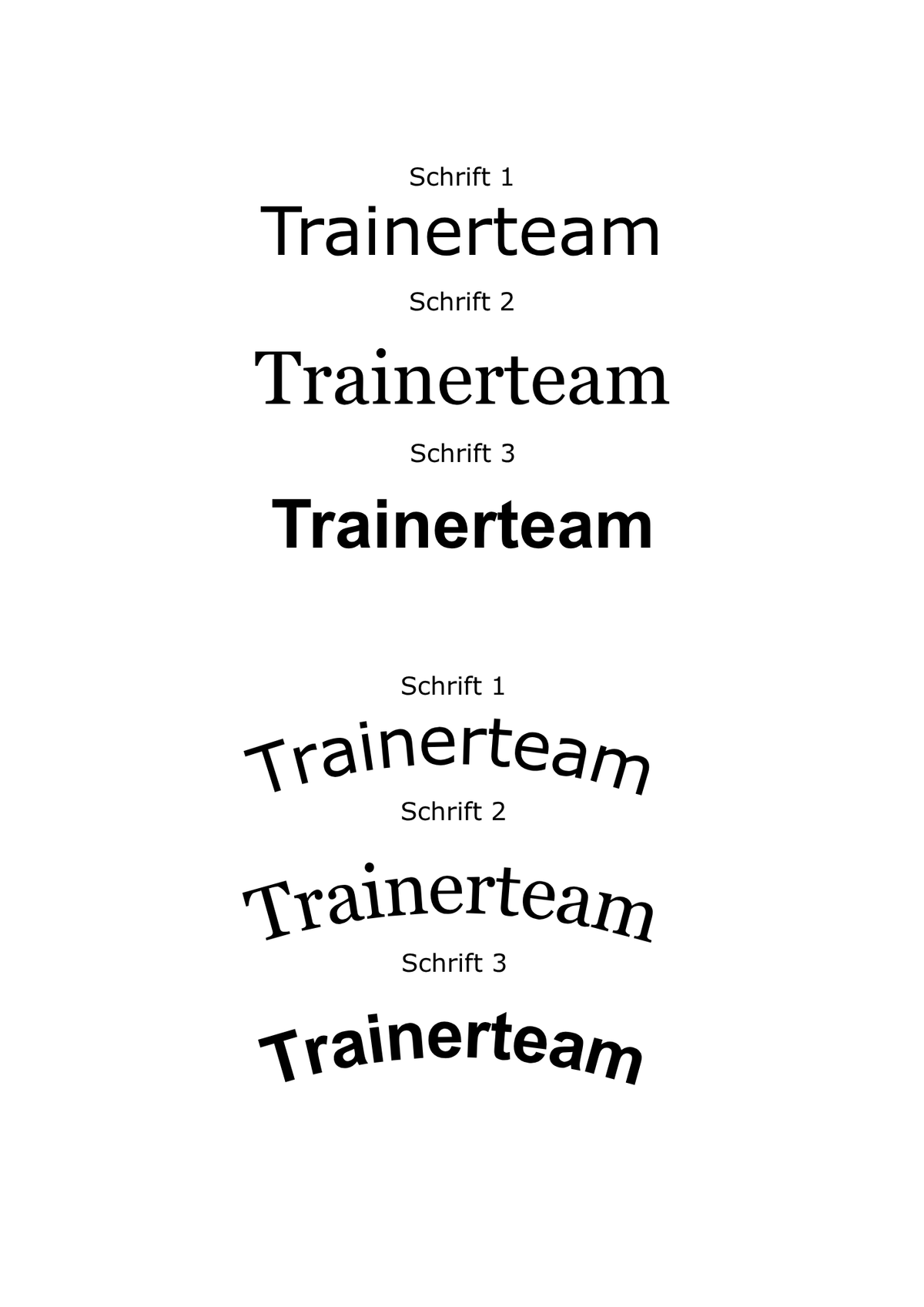 Damen T-Shirt / Funktionshirt / Top Druck "Trainerin/ Trainerteam"